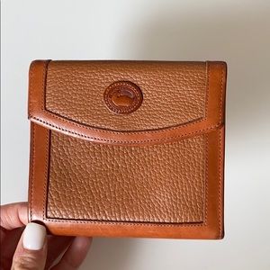 VINTAGE DOONEY & BOURKE BROWN LEATHER WALLET
